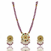 Pushpa Ratna Gold Pendant Set