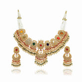 Navratan Necklace Set