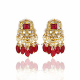 Ratna Rasika Gold Polki Diamond Earring