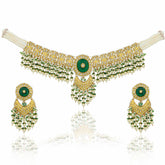 Hiranmayi Bridal Gold Polki Necklace Set