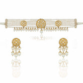Adi Lakshmi Designer Chocker Necklace Set