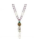 Kamal Pushpa Gold Pendant Necklace