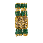 Tilak Ratna Haathphool Gold Polki Bracelet