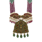 Mughal-Inspired Wing Pendant Necklace