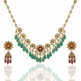 Timeless Beauty Polki Necklace Set (91.6 Hallmark)