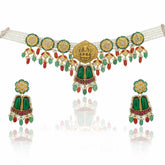 Dhanya Lakshmi Gold Temple Necklace