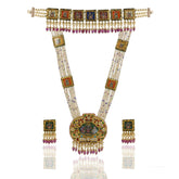 Shrinathji Art Polki Diamond Bridal Set