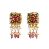 Royal Heritage Polki and Multi-Stone Earring