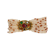Navratna Pearl and Gold Bracelet