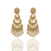 Savi Bridal Polki Long Earring