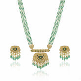 Prakriti Polki Diamond Pendant Set