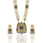 Gold Shreenath Ji Pendant Set