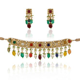 The Royal Navratna Jadau Polki Choker