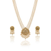 Amina Pearl & Polki Necklace Set