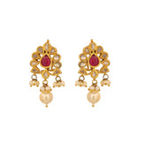 Manikya Prabha Gold Polki Diamond Earring