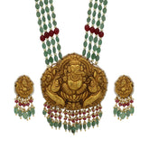 Temple Collection: Ganesh Ji Handcrafted Pendant Set
