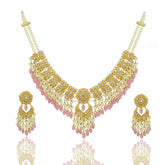 Polki Diamond Necklace Set