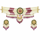 Polki Diamond Choker Necklace Set