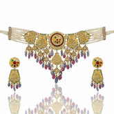 Polki Diamond Choker Necklace Set