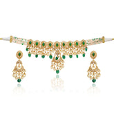 Green Polki Choker (Hallmark 91.6)