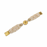 The Grand Polki and Meenakari Gold Bracelet