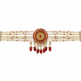 Syndicate Diamond Polki and Ruby Choker Necklace