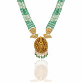 Shri Krishna Gold Temple Necklace