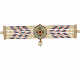 Gold Polki and Ruby Choker with Enamel and Pearl Necklace