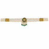 Gold Diamond Polki and Pearl Convertible Jewelry