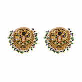 Divya Shringar Gold Polki Diamond Tops Earring