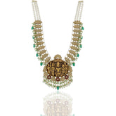 Devotional Ramdarbar Gold & Polki Necklace