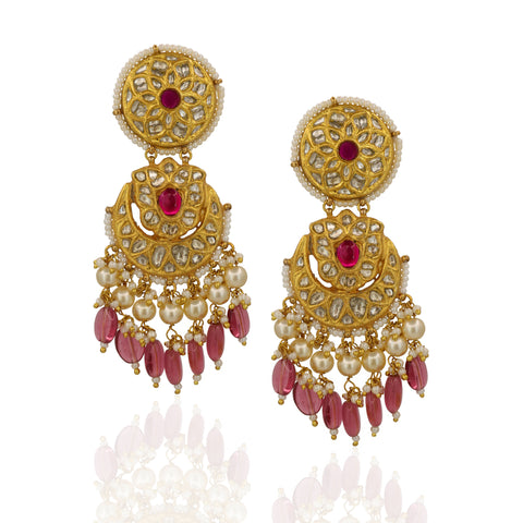 Navratna & Syndicate Polki Diamond Necklace Set