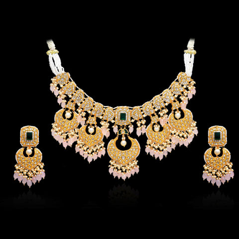 Bridal Polki Necklace Set