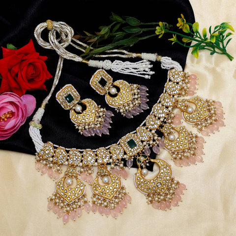 Bridal Polki Necklace Set