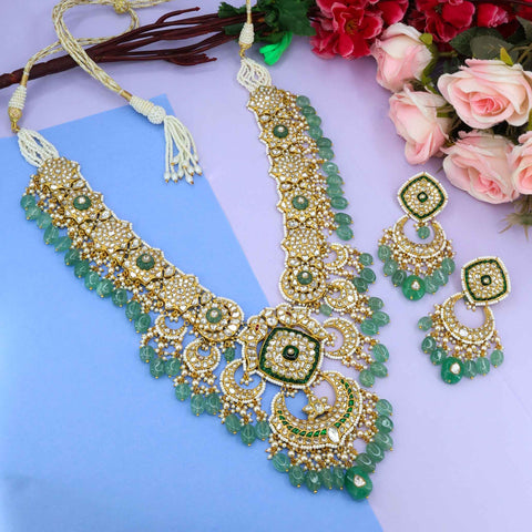 Gold Bridal Necklace Set ( Hallmark 91.6)