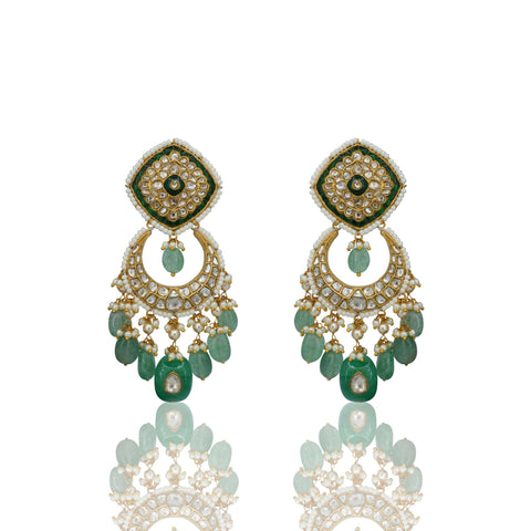 Gold Bridal Necklace Set ( Hallmark 91.6)