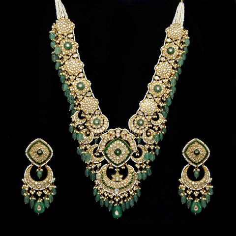 Gold Bridal Necklace Set ( Hallmark 91.6)