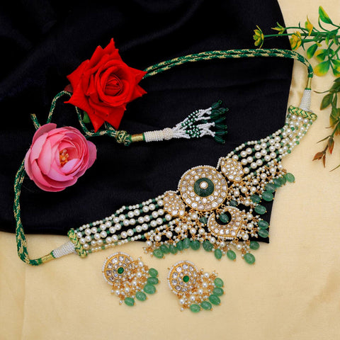 Polki Choker Set (Hallmark 91.6)