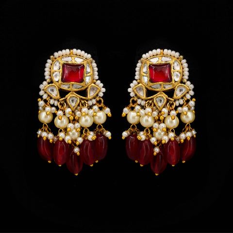 Ratna Rasika Gold Polki Diamond Earring