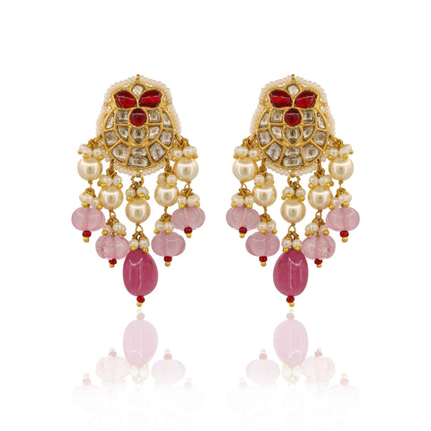 Unique Owl Polki & Pearl Choker Set