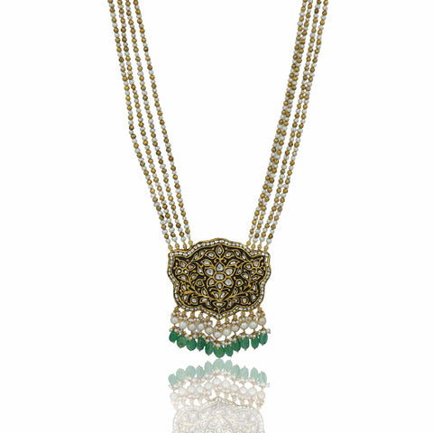 Kamakshi Sparsh Gold Polki Diamond Pendant