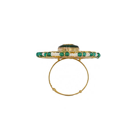 Diamond Polki Gold Ring