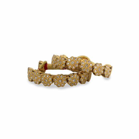 Rajputi Polki Ponchi Bracelet Pair