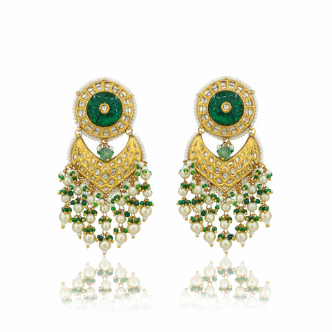 Hiranmayi Bridal Gold  Polki Necklace Set