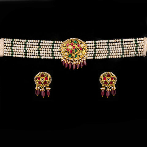 Kamala Designer Chocker Necklace Set