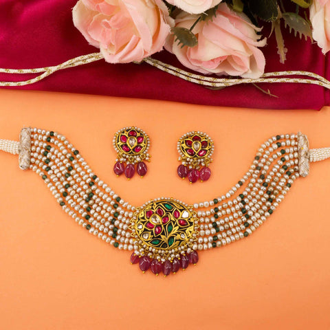Kamala Designer Chocker Necklace Set