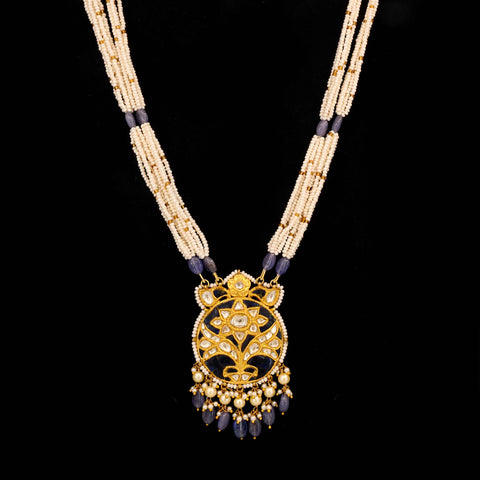 Neelanjali Gold Diamond Pendant Necklace