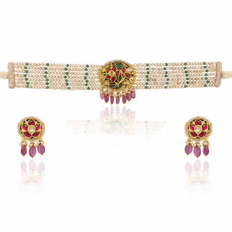 Kamala Designer Chocker Necklace Set