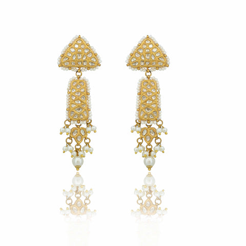Padmalaya Bridal Gold  Polki Necklace Set