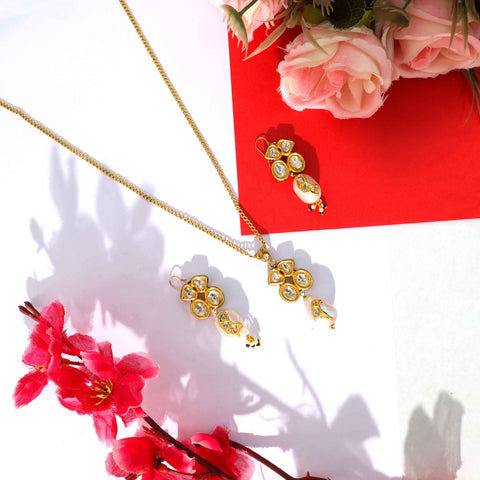 Chandrika Gold Pendant Set